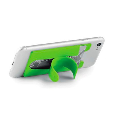 Silicon Card Holder with Mobile Holder