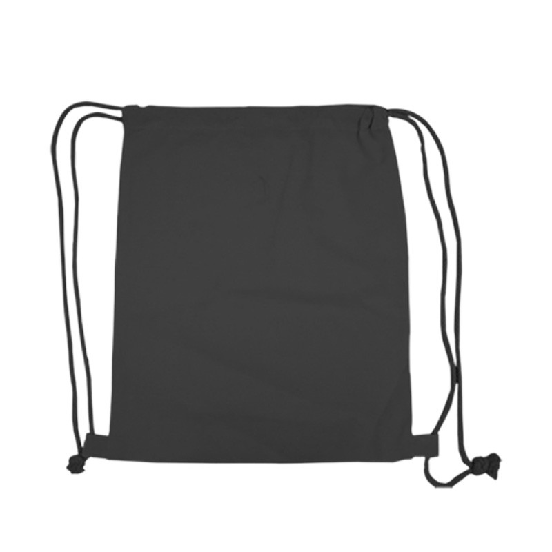 String Bag With Rope Black