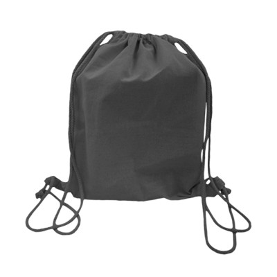 String Bag With Rope Black