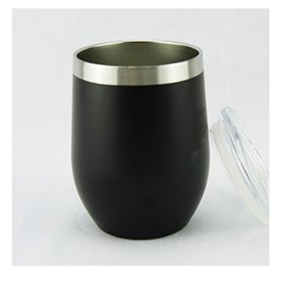 Double Wall Stainless Steel Mug 360ml- Black