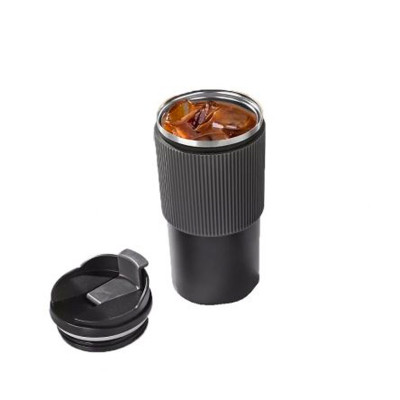 Double Wall Tumbler with Silicon Grip 500ml