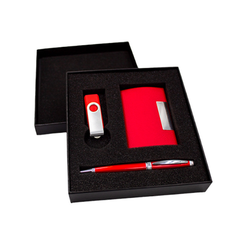 Gift Box with Foam for Pen, Card Holder and USB/ Key chain