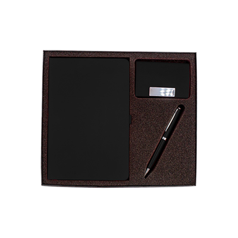 Gift Box with Foam for Pen, A5 Notebook and Card Holder