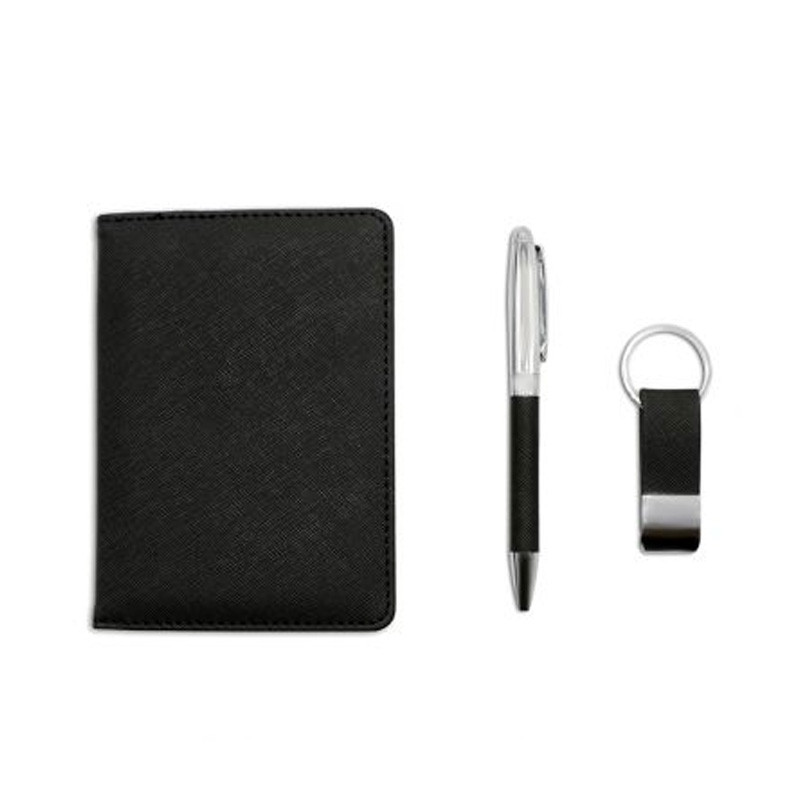 Gift Set (Passport Holder, Pen, Keychain)