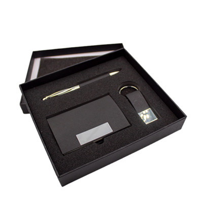 Gift Set (Card Holder, Pen, Keychain)
