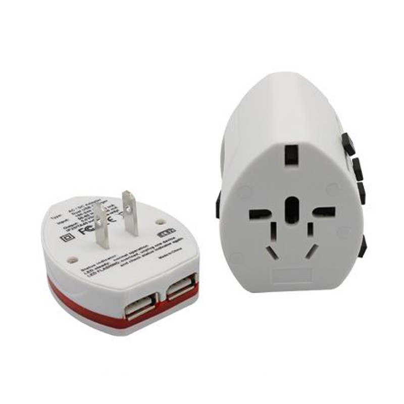 Universal Power Adapter Model 1 with Red Light