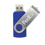 Swivel USB with Silver Plate