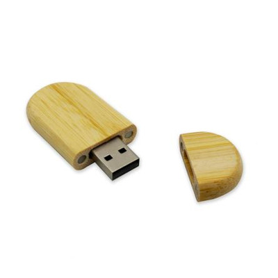 Wooden USB without Ring Natural